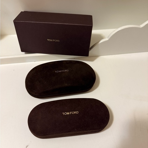 Two original Tomford sunglass case velvet clean and very new main image 4